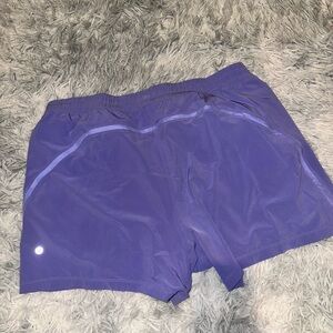 lululemon dark lavender pace breaker  Athletic Shorts